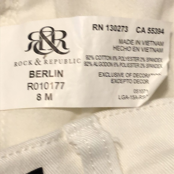 Rock & Republic white jeans - Picture 8 of 8